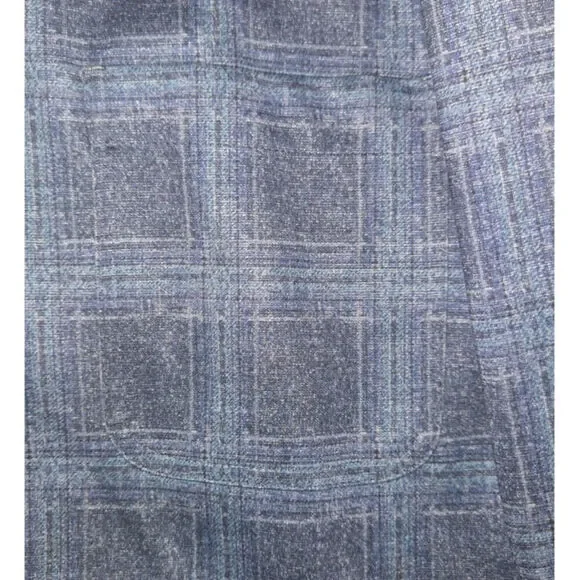 Hart Schaffner Marx Blue Stripe Long Sleeve Shirt Jacket Size XXL - Picture 5 of 6